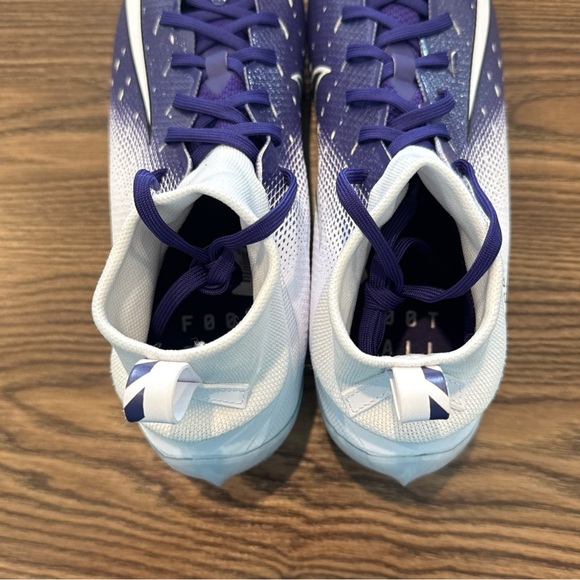 Size 13.5 Nike Vapor Untouchable Pro 3 Purple/White Football Cleats AO3021-155 main image 11